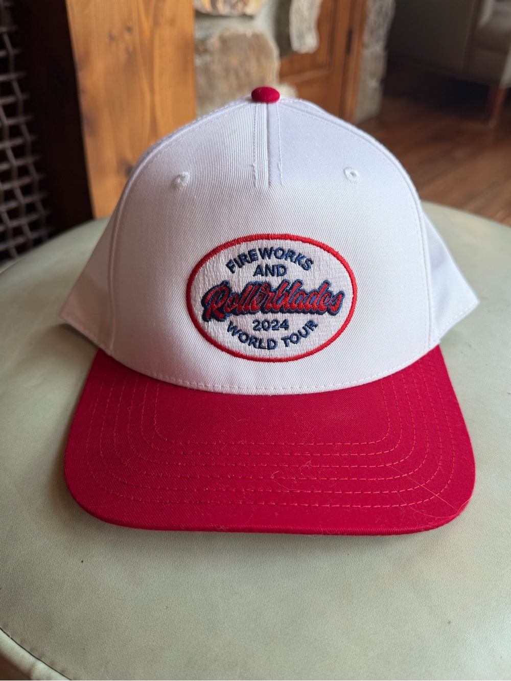 Benson Boone Fireworks & Rollerblades 2024 World Tour Snapback Hat